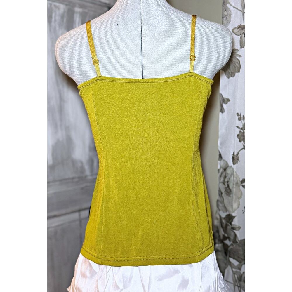 Ozz Oneste Embroidered Camisole Tank Top Green Japan Jfashion Punk y2k Grunge - Picture 6 of 16